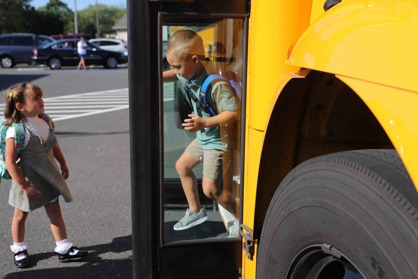 First day of School of David C. Douglass Veterans Memorial School